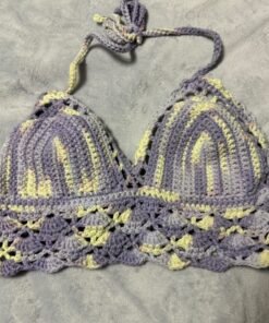 Crop Top - Lace Halter