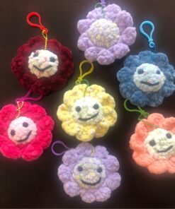 Flower keychain/Backpack buddy
