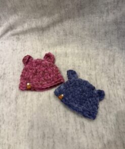 Crocheted Baby Bear Hat