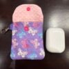 Quilted Ear Bud Case - Butterfly