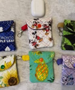 Quilted Ear Bud Cases