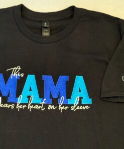 T Shirt - Mama Heart on Sleeve