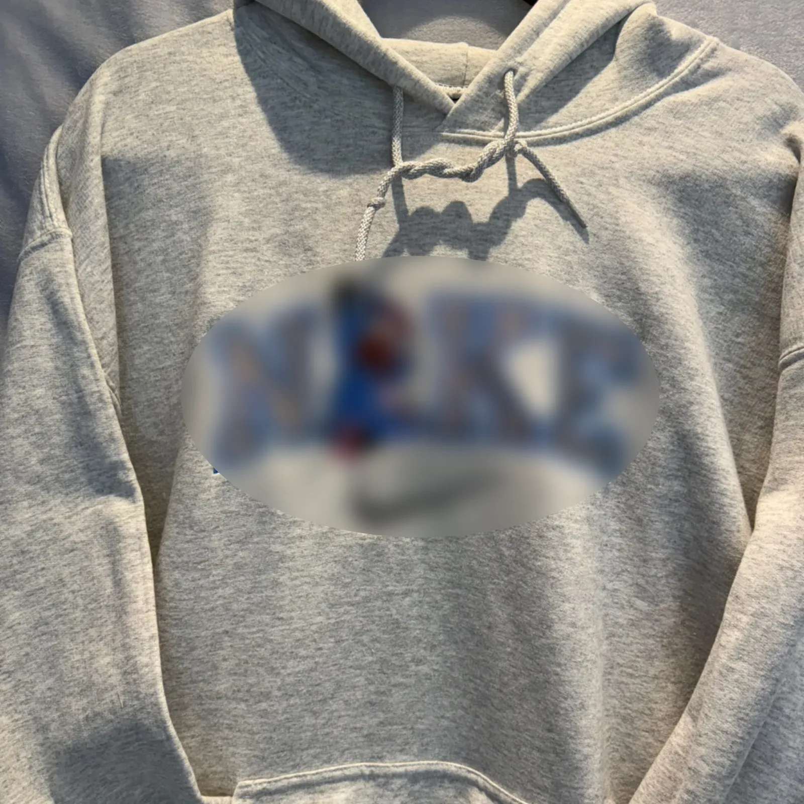 Hoodie Swoosh Blue Donkey