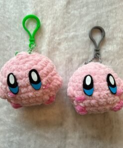 Pink Blob Keychain Backpack Buddy
