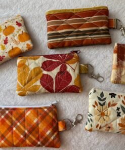 Quilted Keychain Wallet